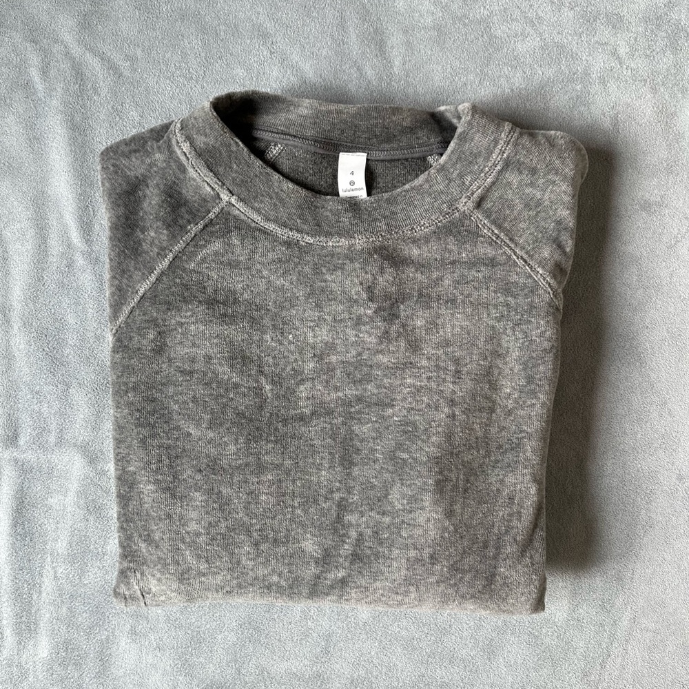 Every Moment Crew Velour Pullover